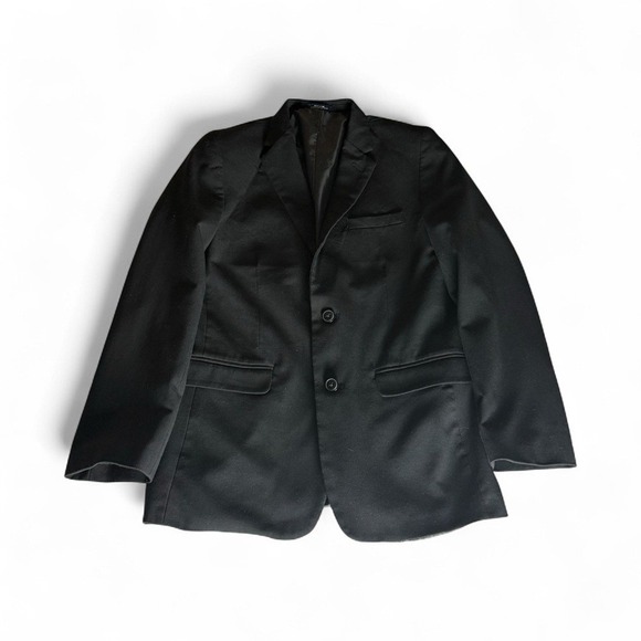 Chaps Boys Black Blazer Size 18, black two button blazer, classic design‎ - Picture 2 of 9